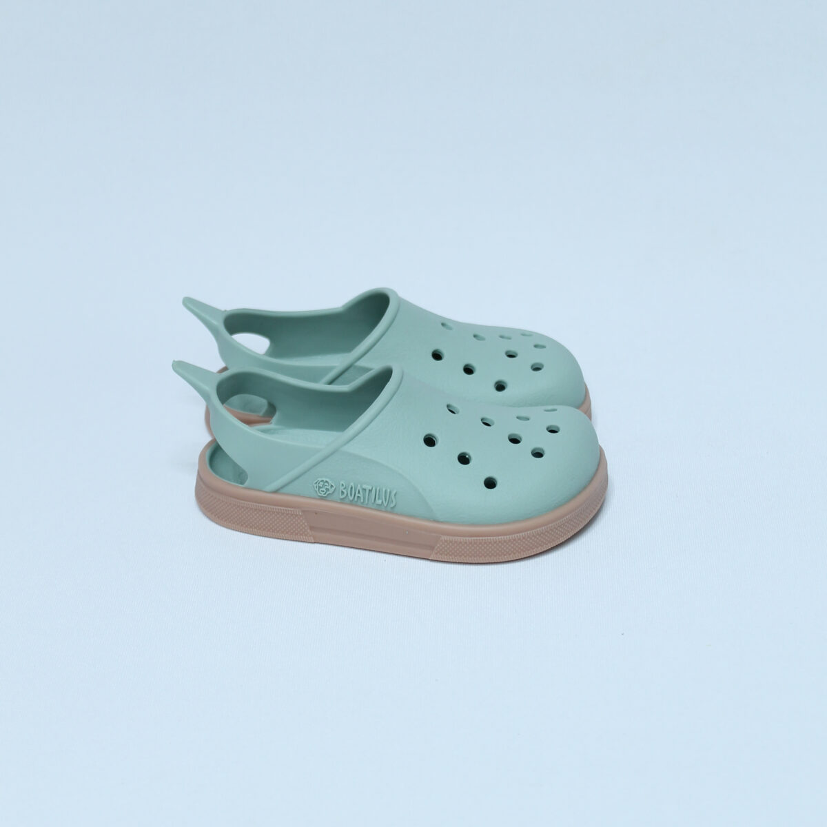 BOATILUS 1810 CLOGGY VAR08B PASTEL GREEN BEIGE
